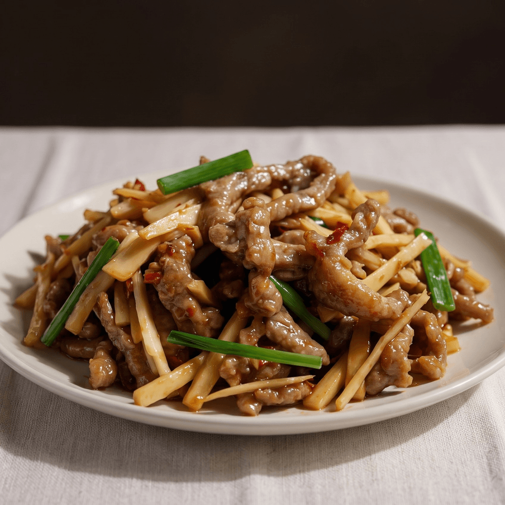 Beef with Spicy Fresh Ginger