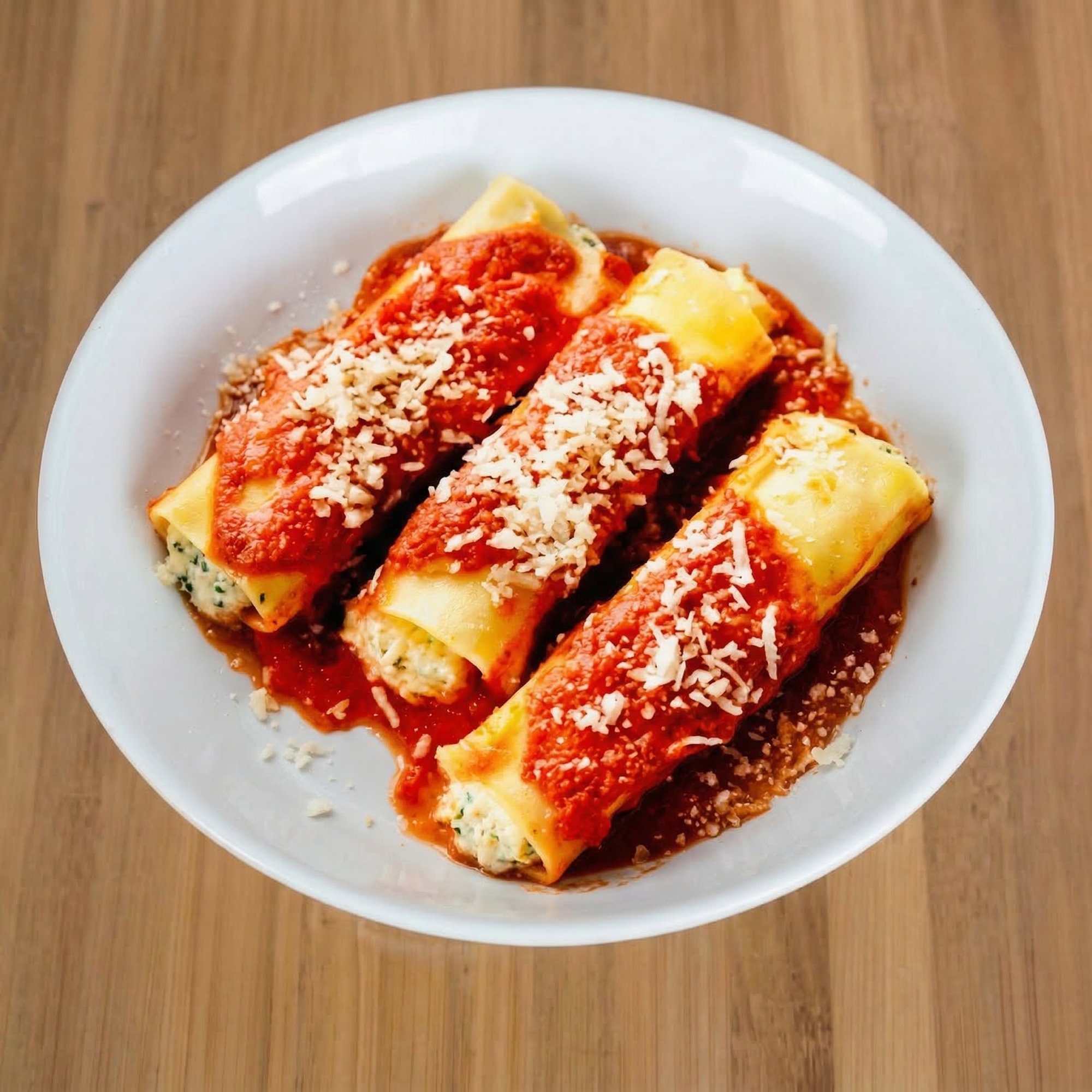 Baked Spinach Cannelloni