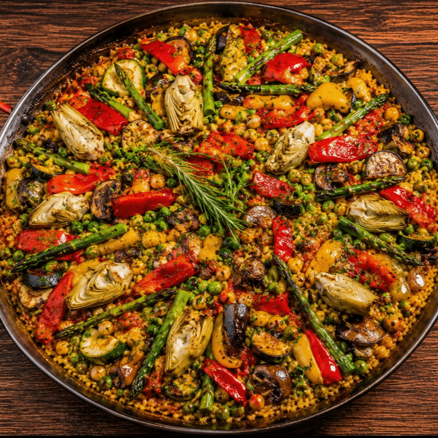 Vegetable Paella (De Vegetales)