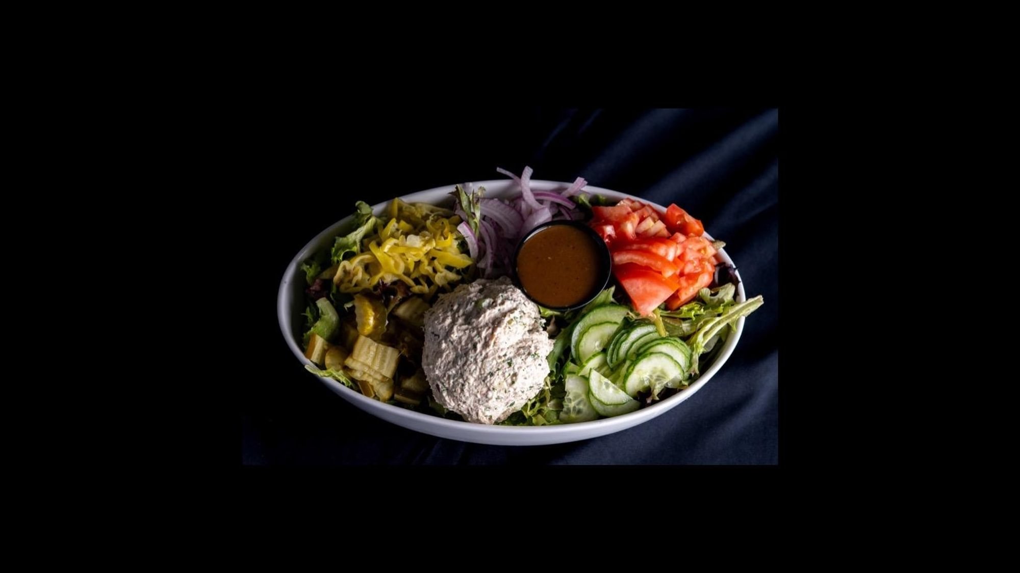 Chicken Salad on Spring Greens