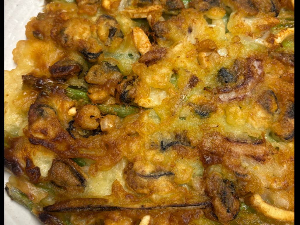 Green Onion Seafood Pancake