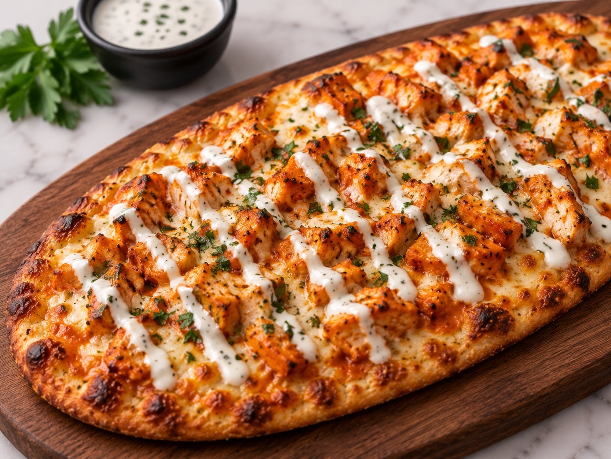 BUFFALO CHICKEN FLATBREAD