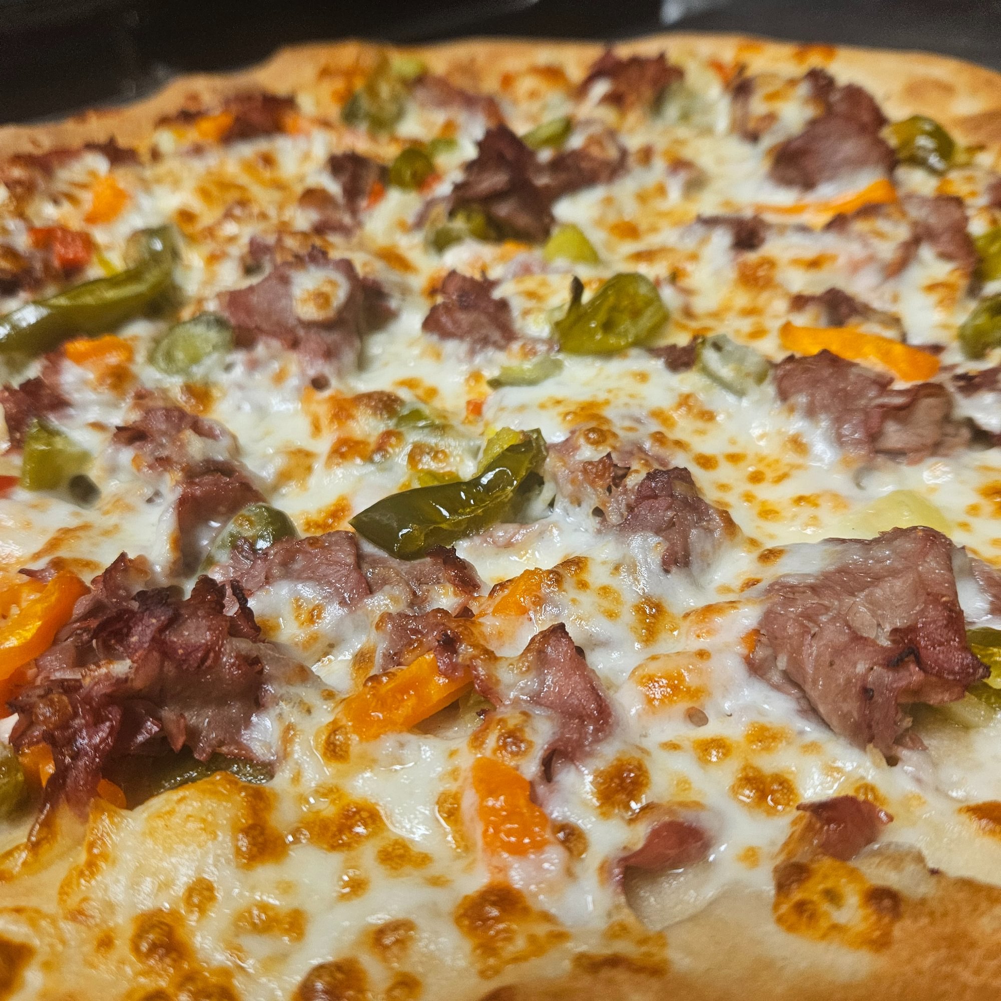 X-Large Philly Cheese Steak Pizza