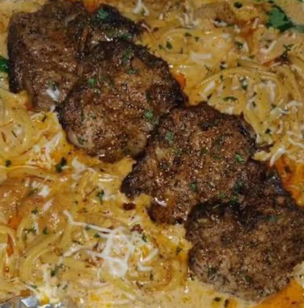 Lamb Chop Alfredo