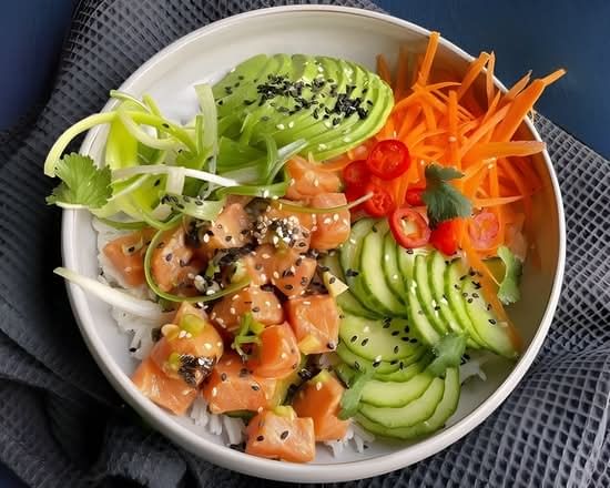 Spicy Salmon Poke Bowl