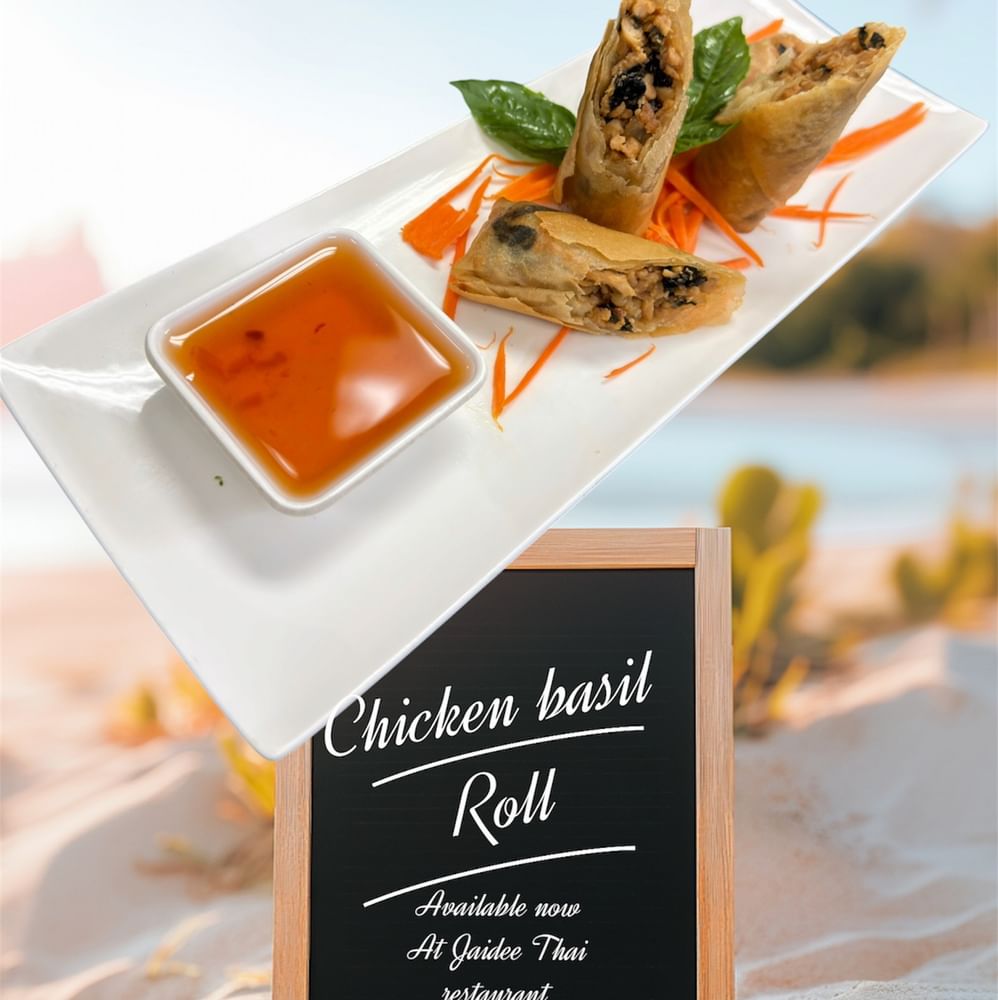Chicken Basil Roll ￼