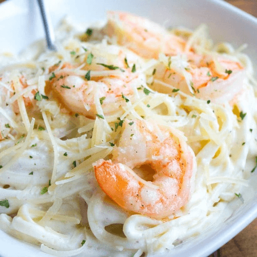 Linguine Shrimp Alfredo