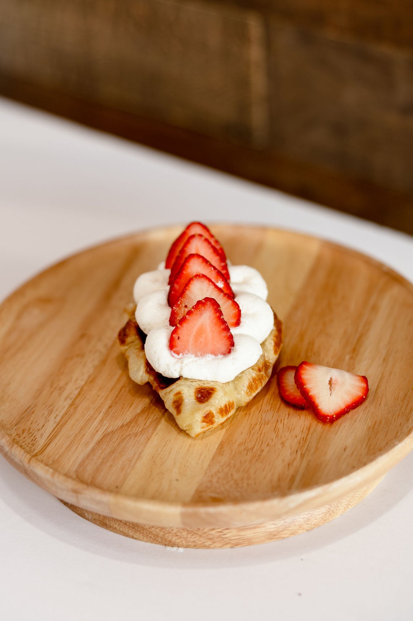 Strawberry Croffle