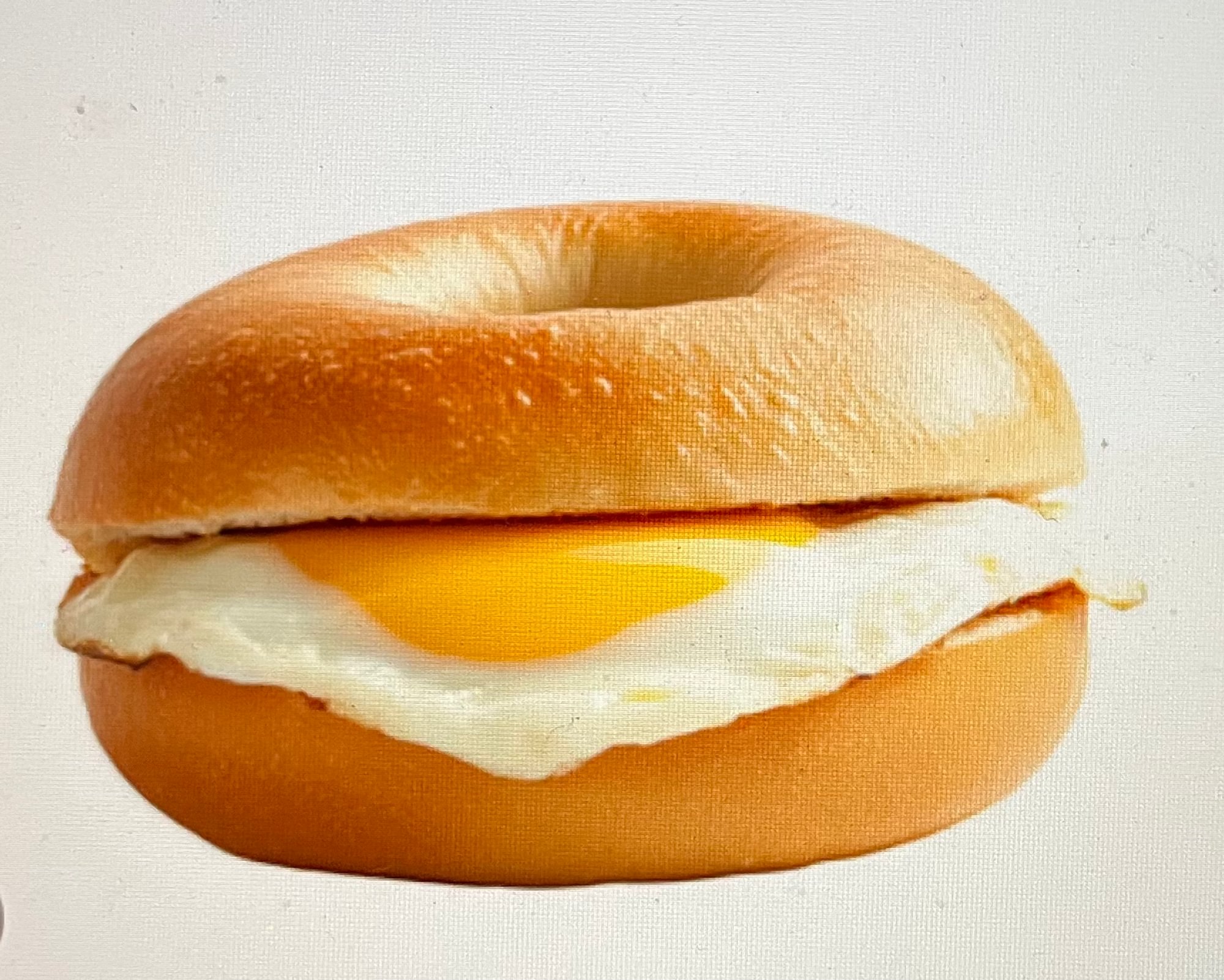 Two Eggs on a Bagel