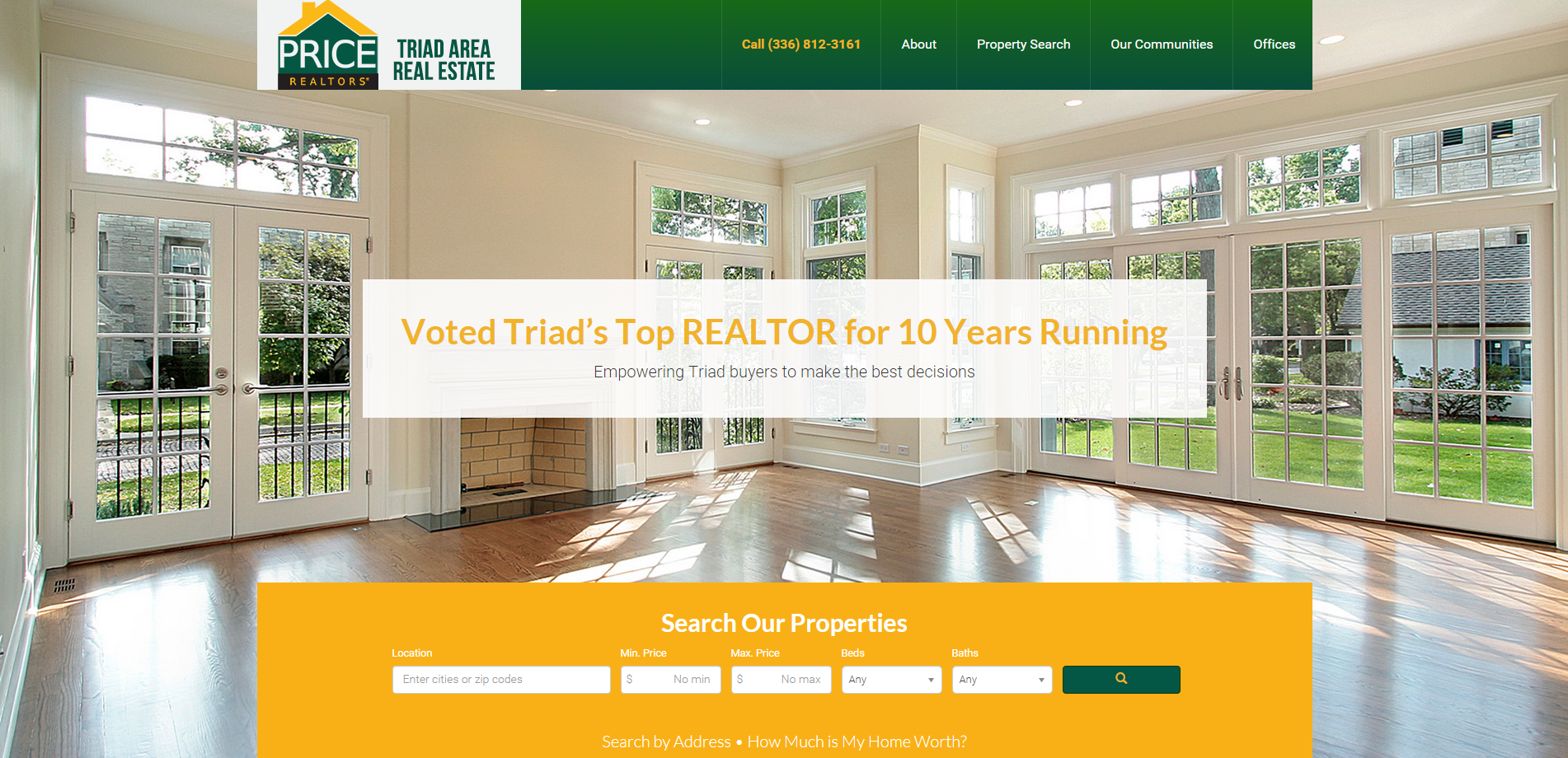 We created an innovative, user friendly and full-featured real estate website for Ed Price & Associates.