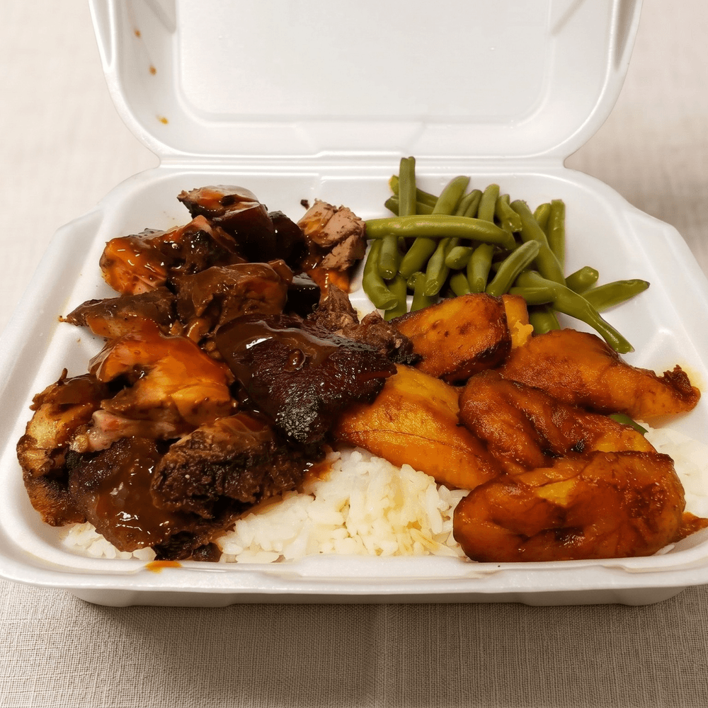 Stew Chicken Lunch