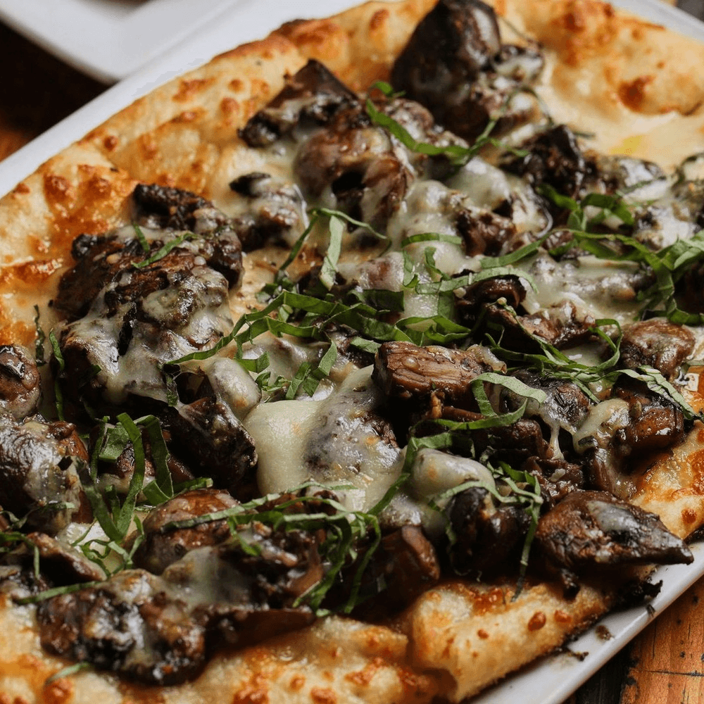 Wild Mushroom Truffle Flatbread