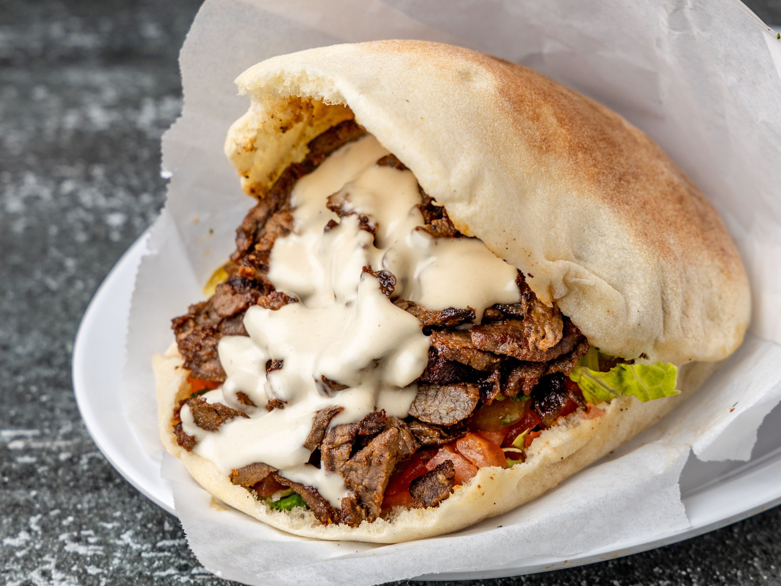 Beef Shawarma Pita