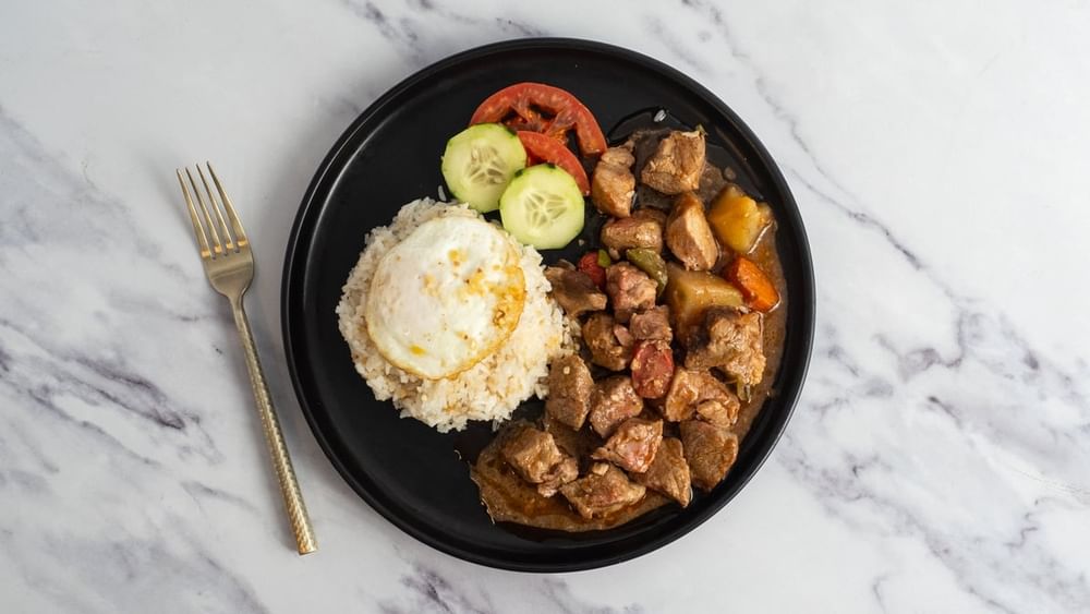 Igado With Steam Rice
