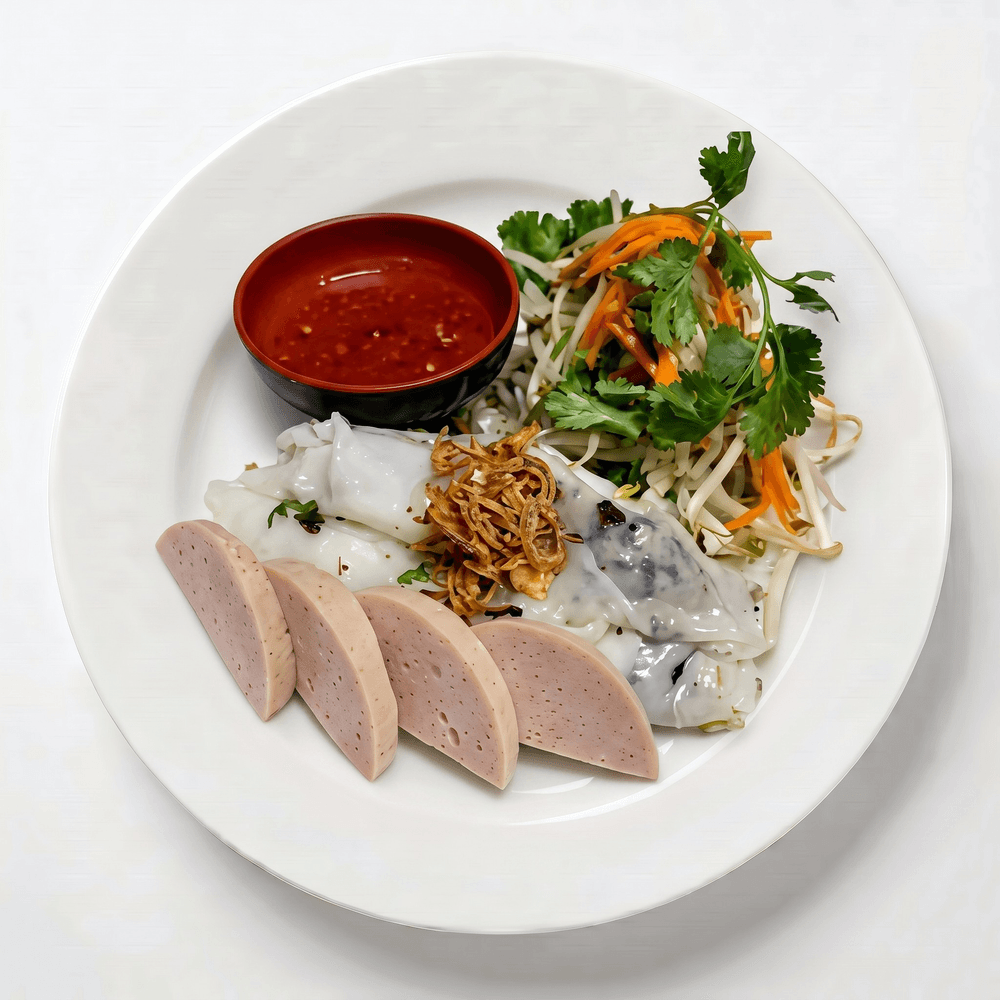 Vietnamese Steam Rice Roll (Bánh Cuốn)