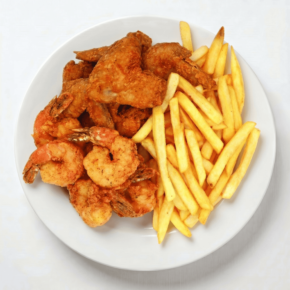 Shrimp & Wings Menu