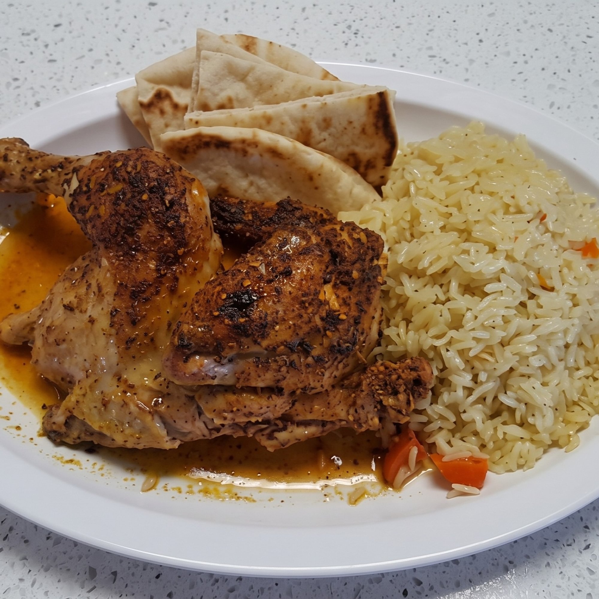 1/2 Lemon Chicken Plate