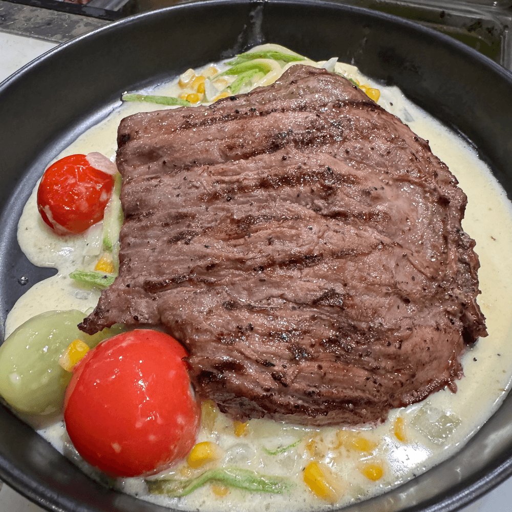 Calabacitas with Arrachera