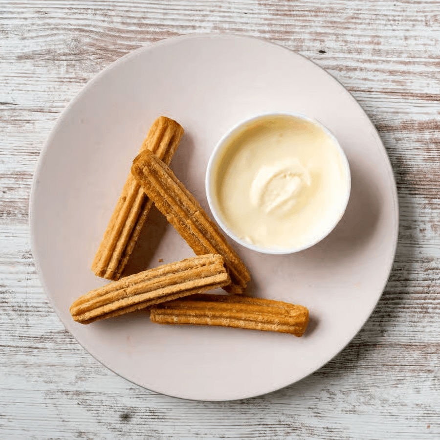 Churros with Ice Cream