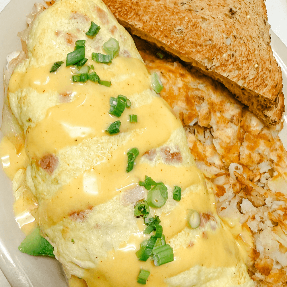 Chicken Cordon Bleu Omelette