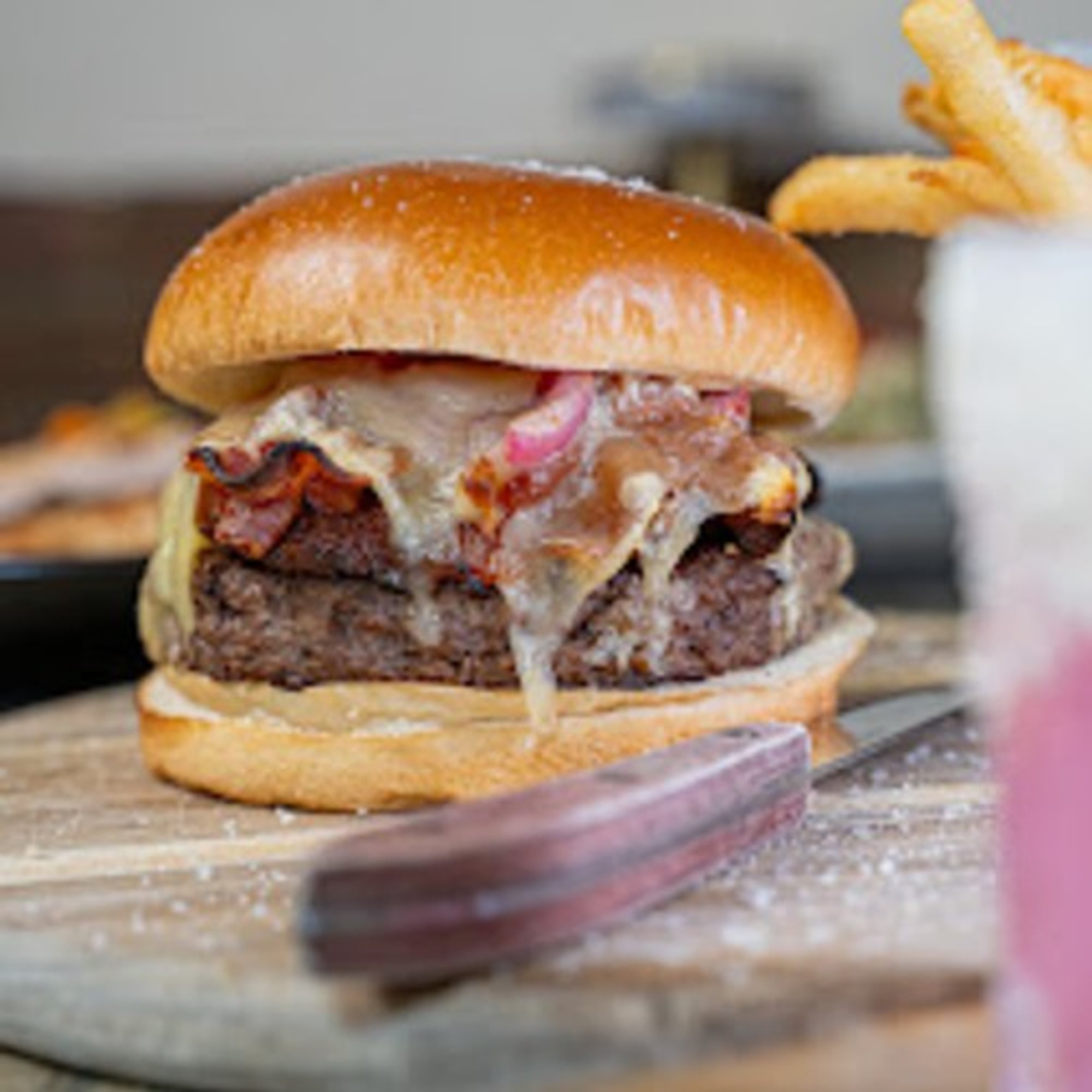 Dominican Chimi Burger