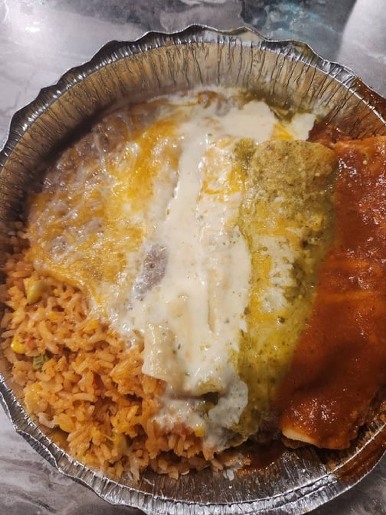 Enchiladas Bandera