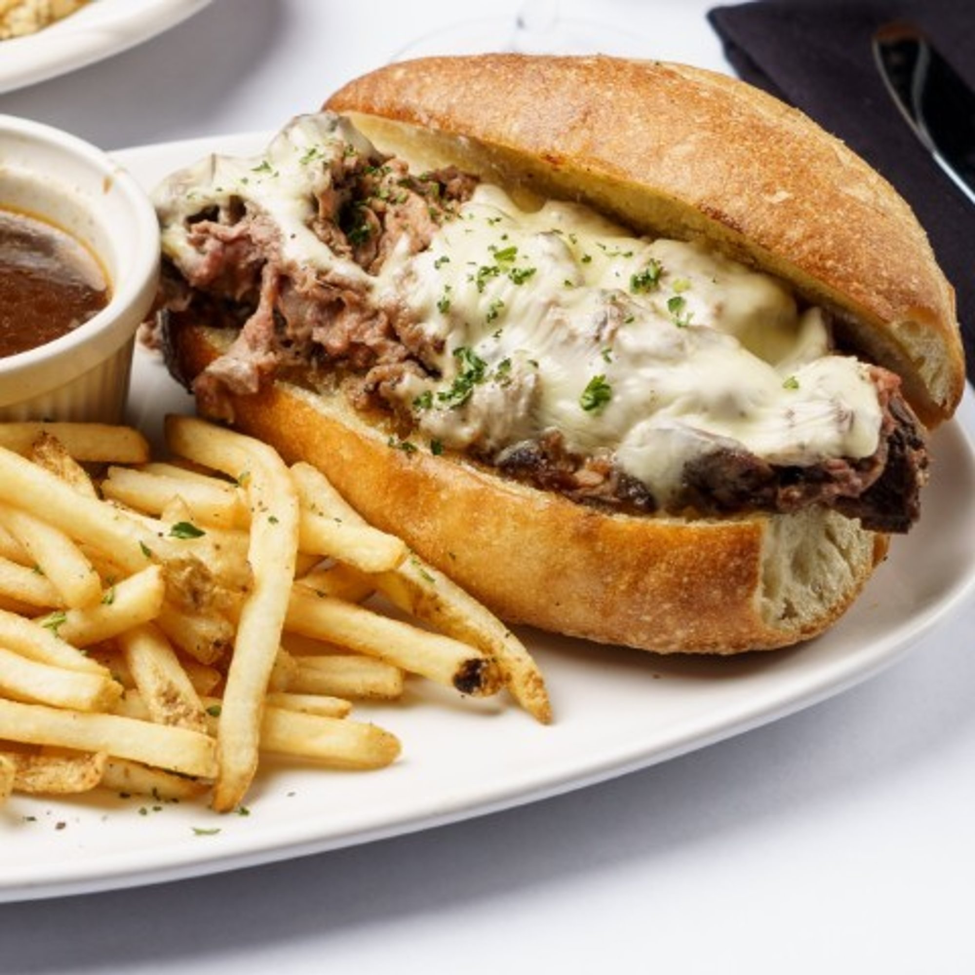 Shaved Smoked Ribeye Sandwich