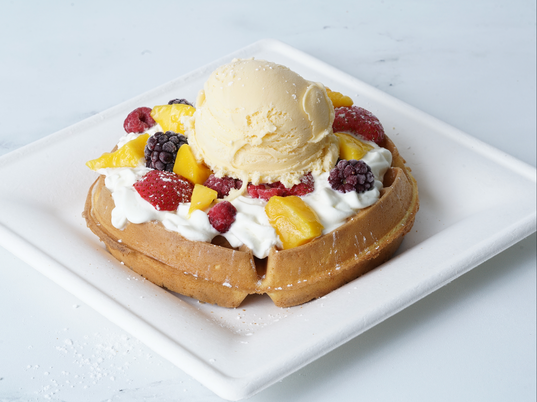 Jumbo Ice Cream Waffle