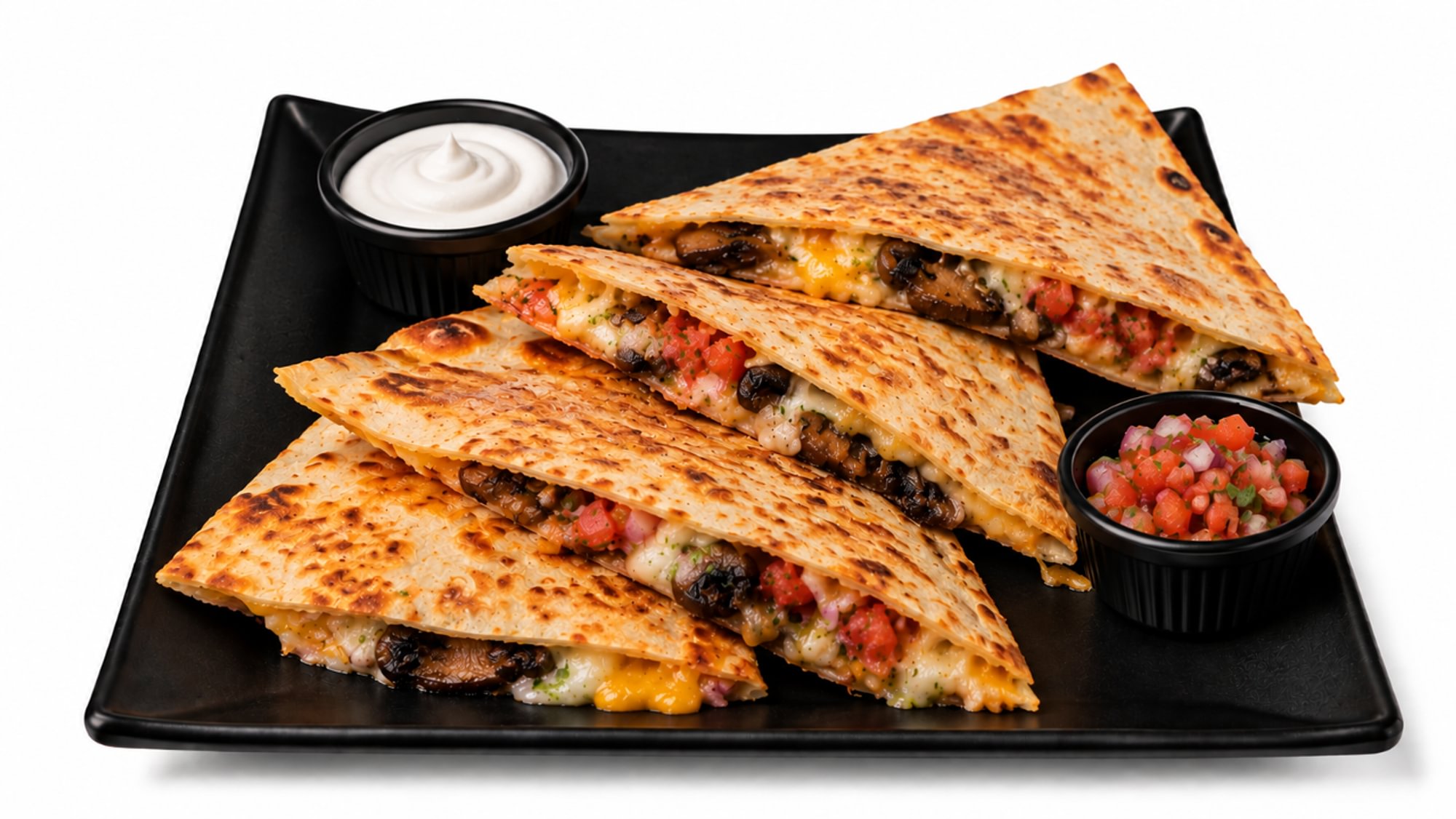 Mushroom Quesadilla