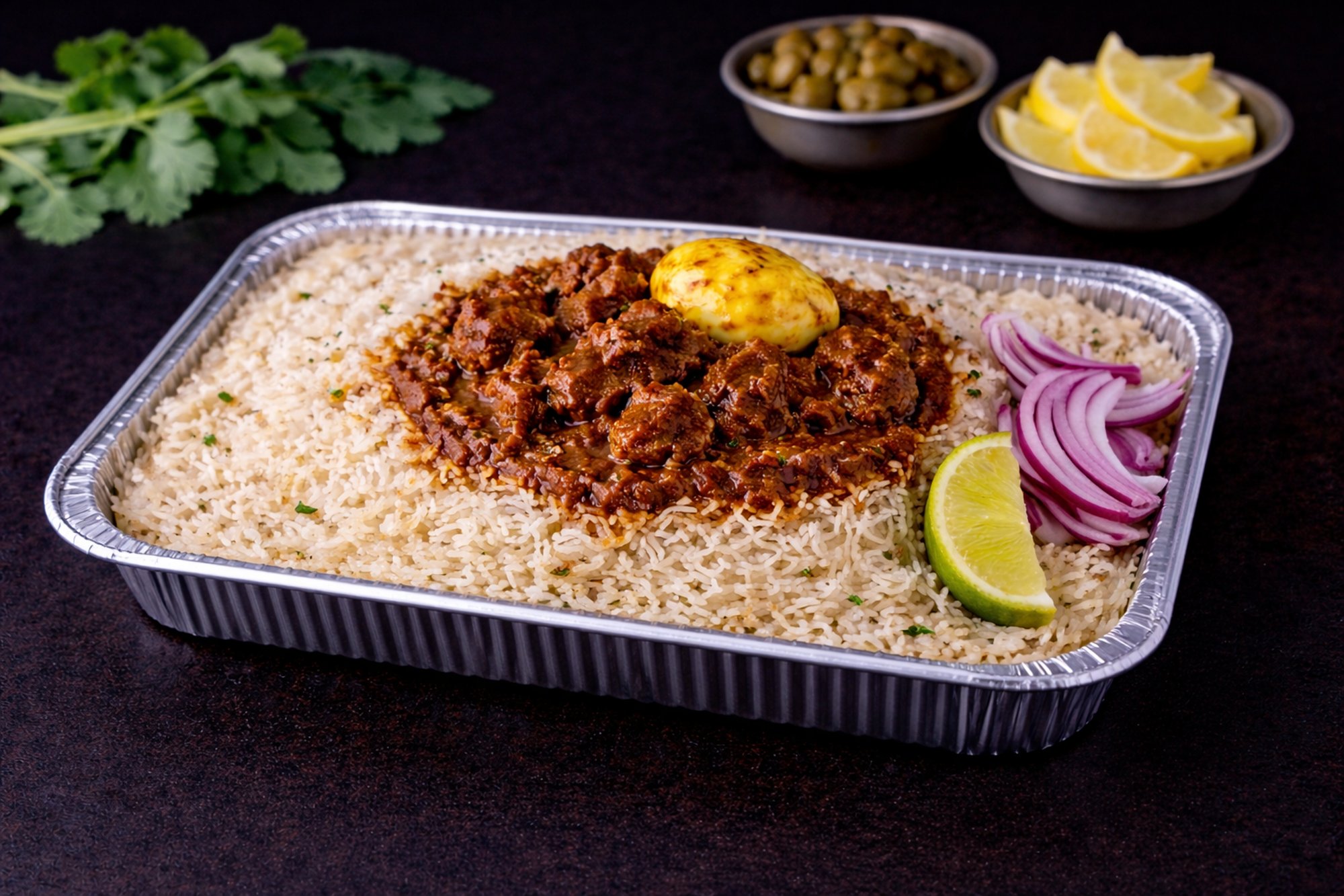 Family Pack Ulavacharu Goat Pulao (Horse Gram Goat Pulao)