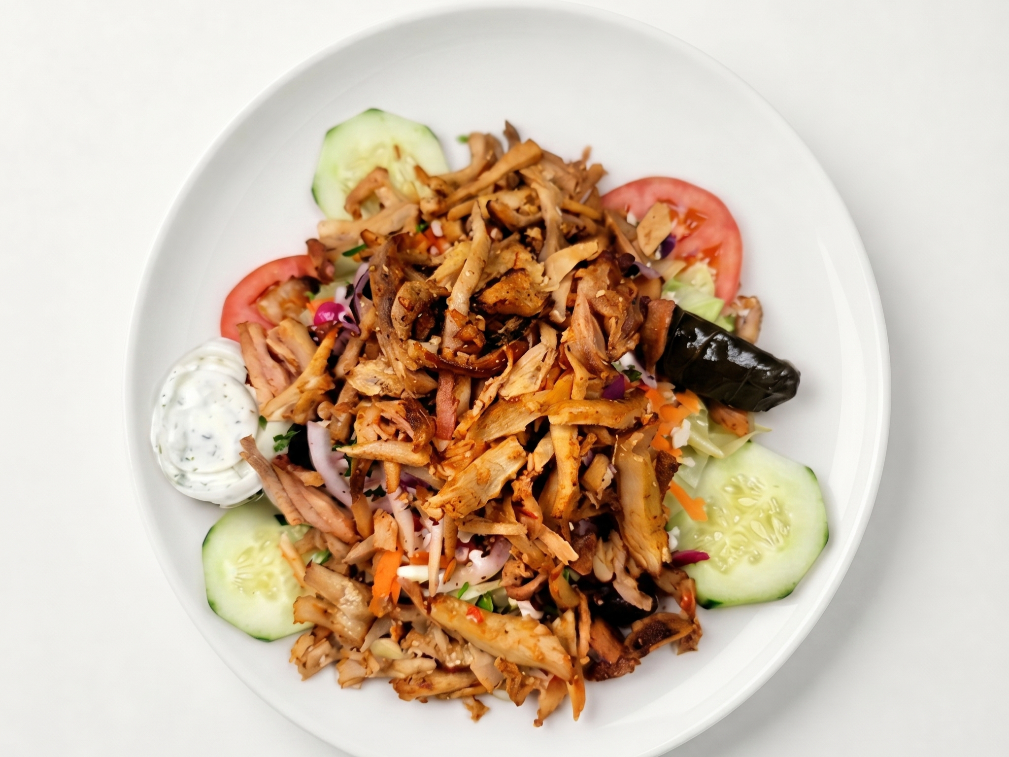 SM Greek Salad w/ Ch. Gyro