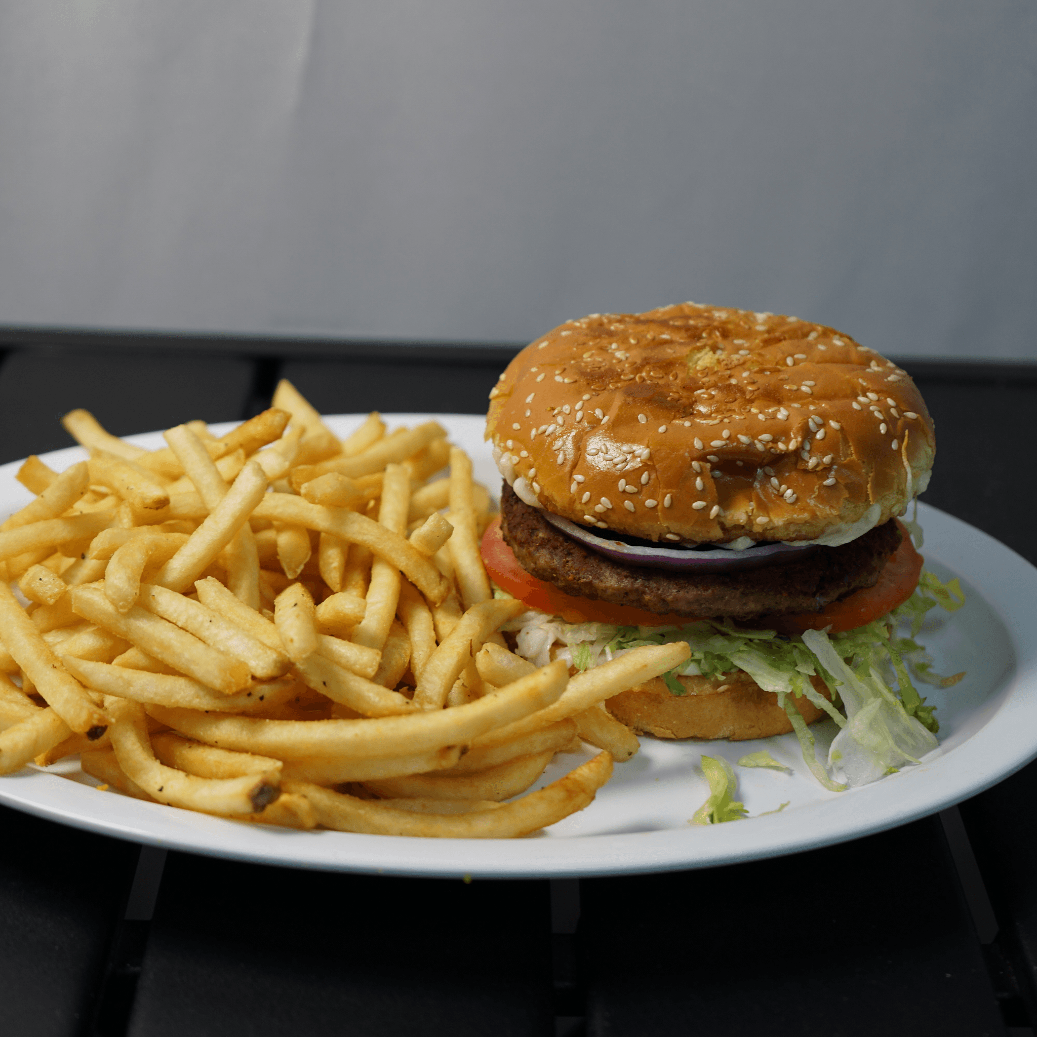 Cheeseburger with French Fries