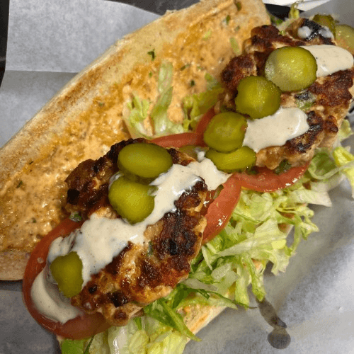 Crab Cake Po Boy