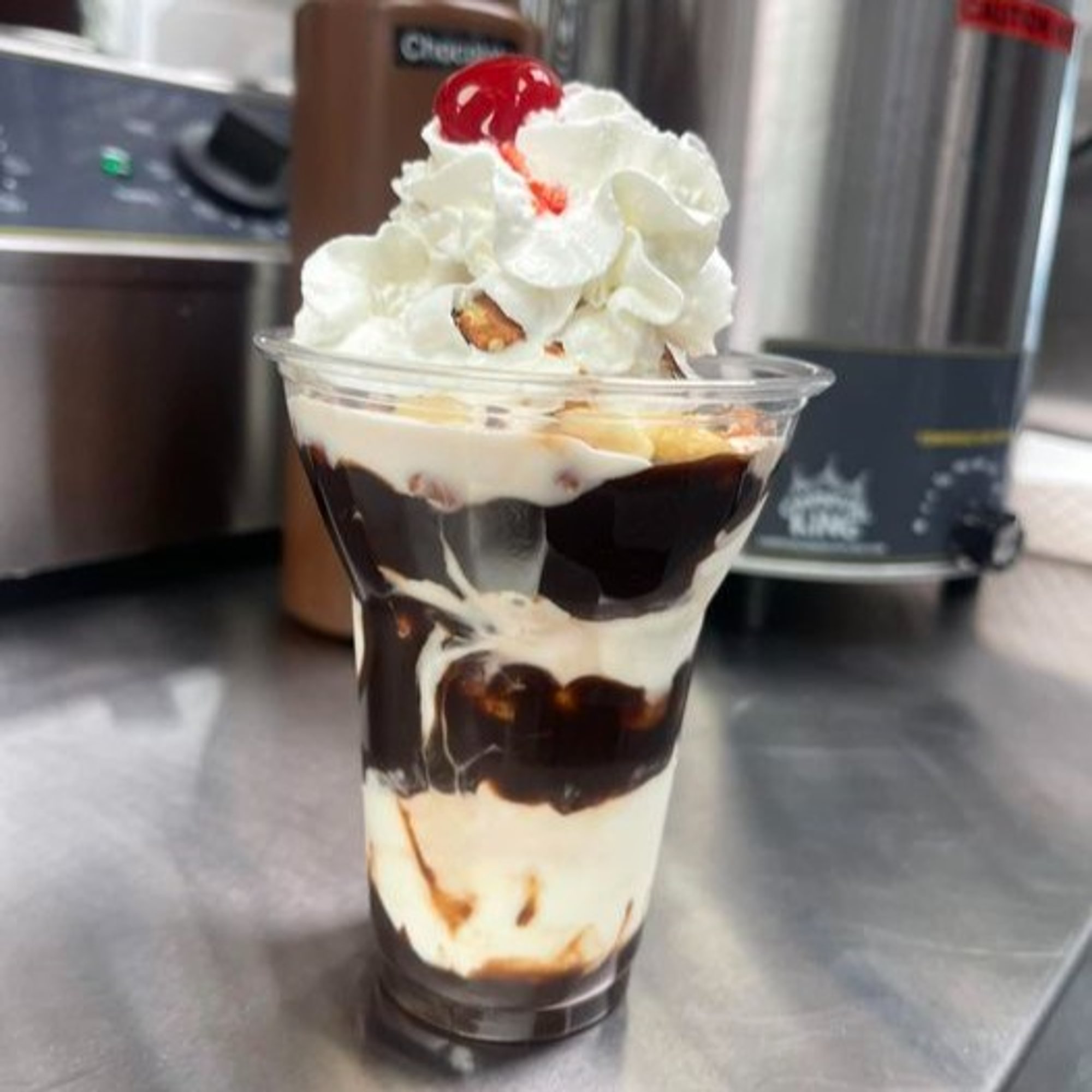 Hot Fudge Falcon Parfait