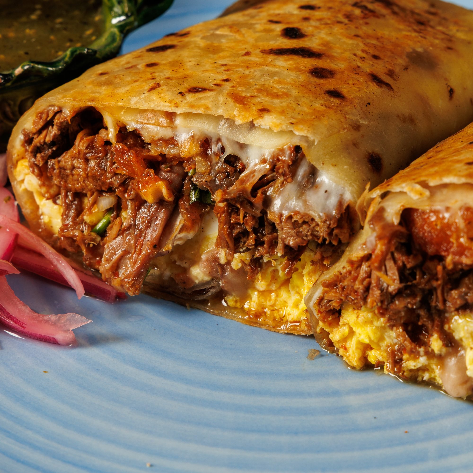 Birria Breakfast Burrito