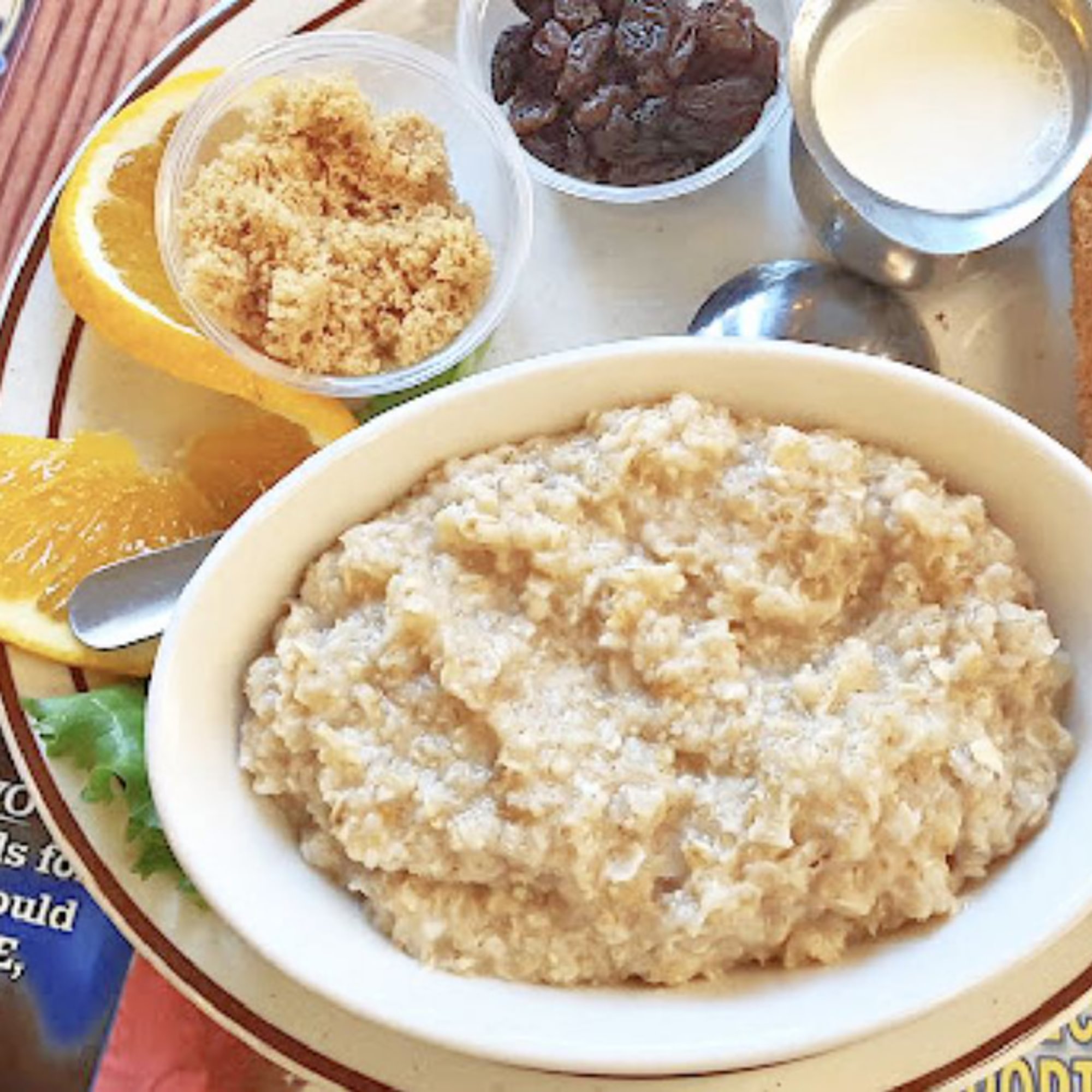Hot Cereal with Toast