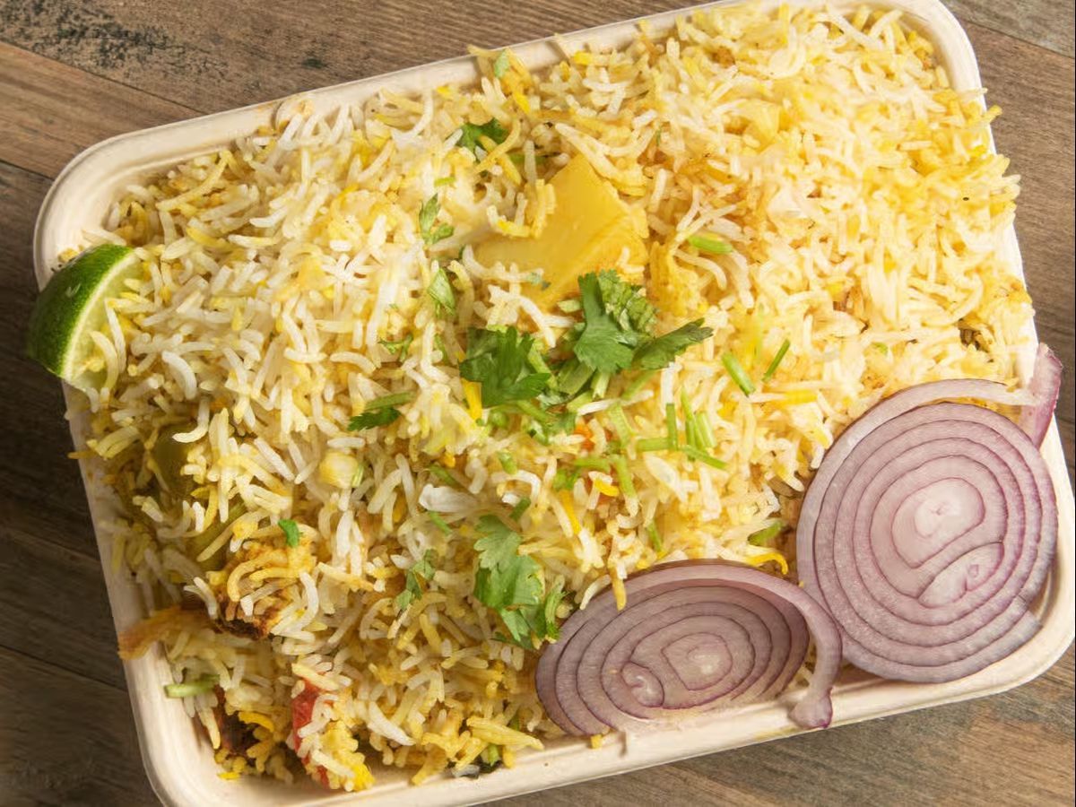 Hyderabadi Vegetable Dum Biriyani