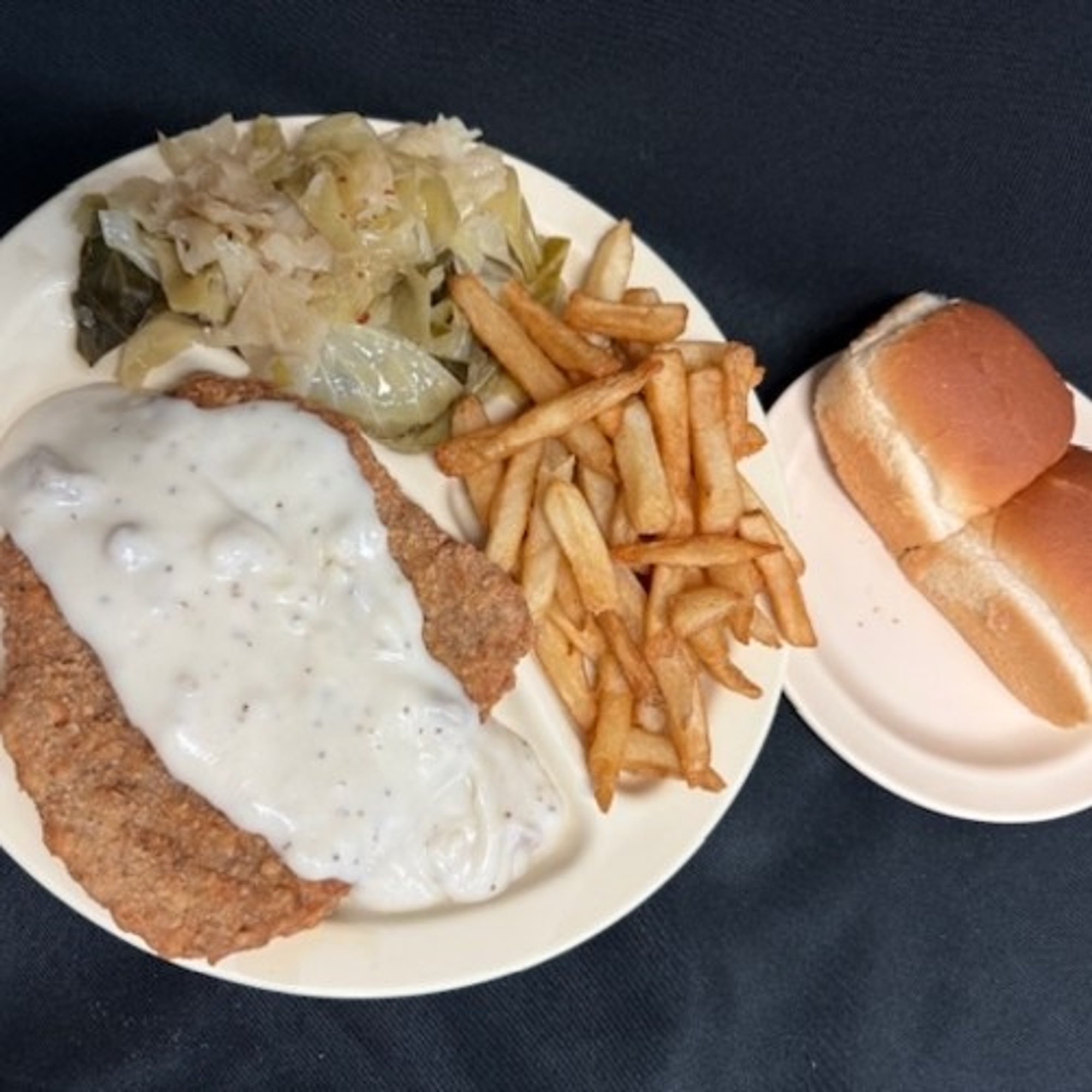Country Fried Steak Plate (Brown or White Gravy)