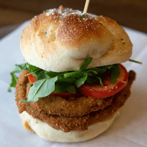 Pesto Aioli & Arugula Slider
