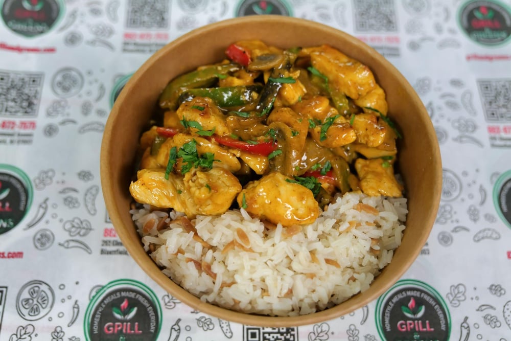 Curry Chicken with Rice