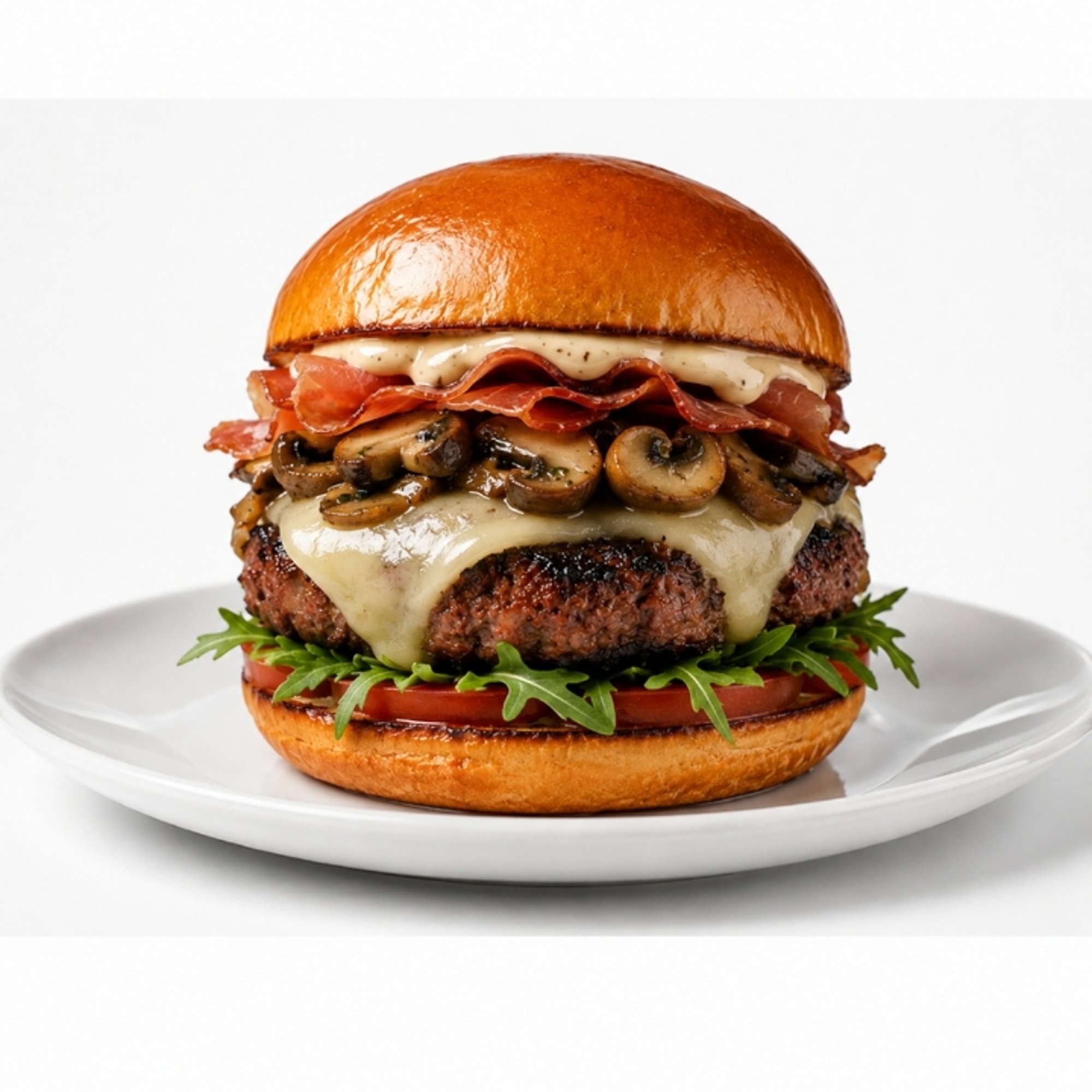 Truffle Mushroom Burger