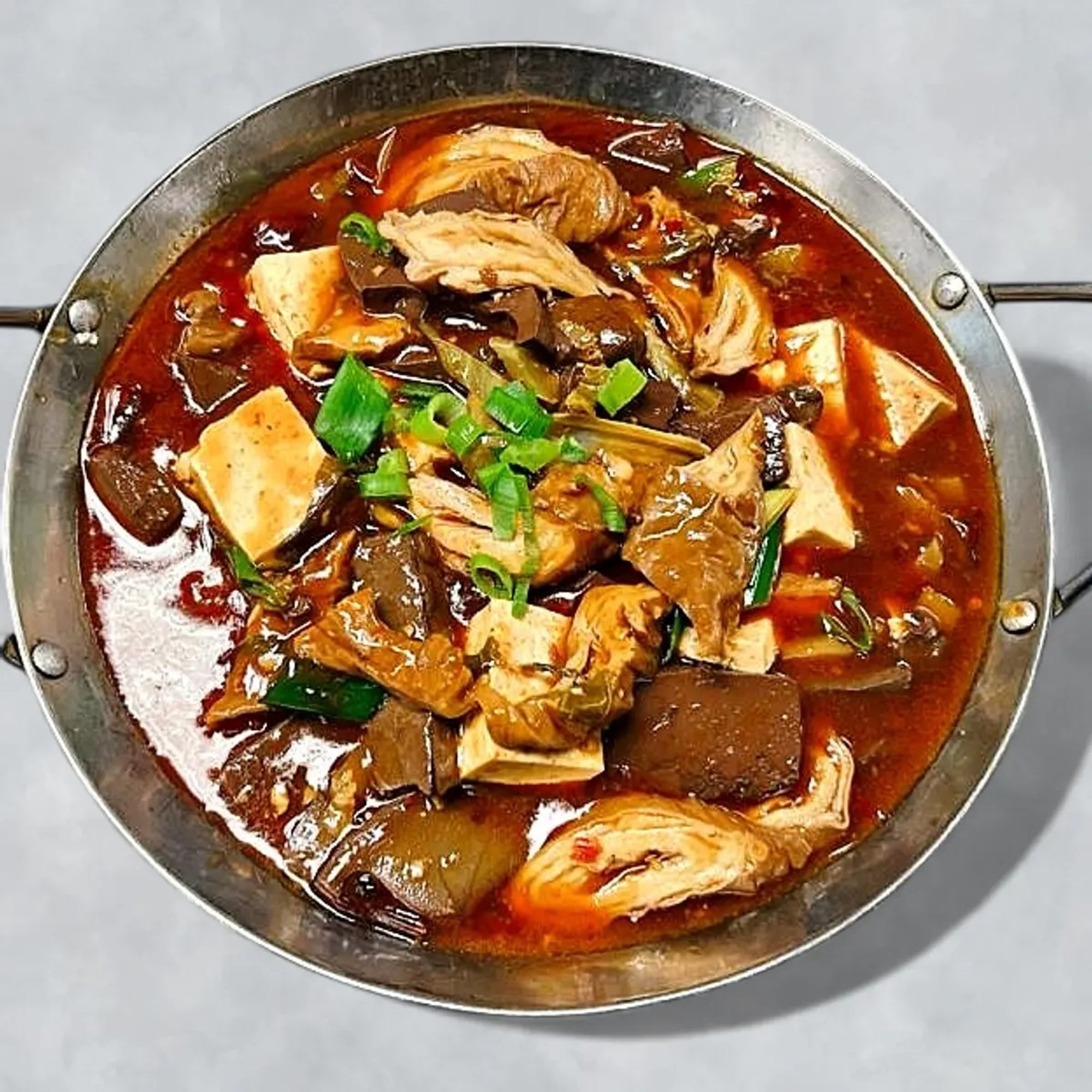 Pork Intestine & Blood in Chili Soup 五更肠旺