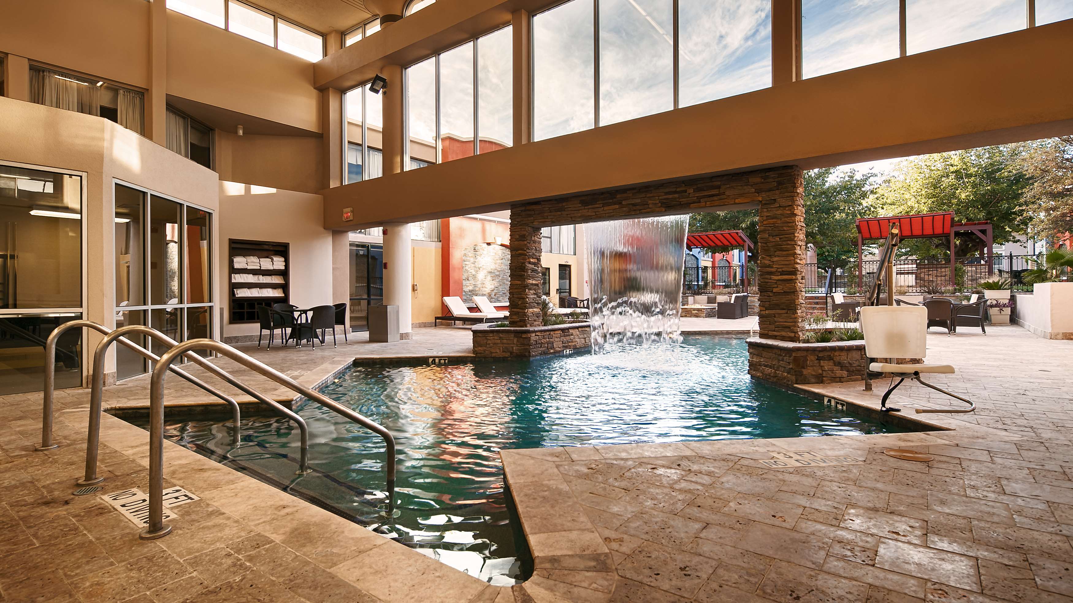 Indoor Swimming Pool and Hot Tub