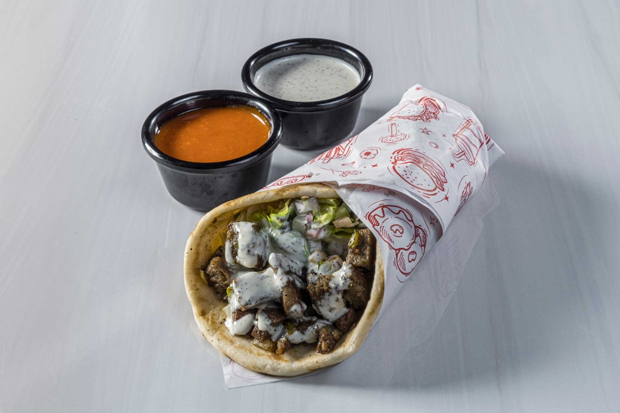 Lamb Gyro Deal (2 Wraps)