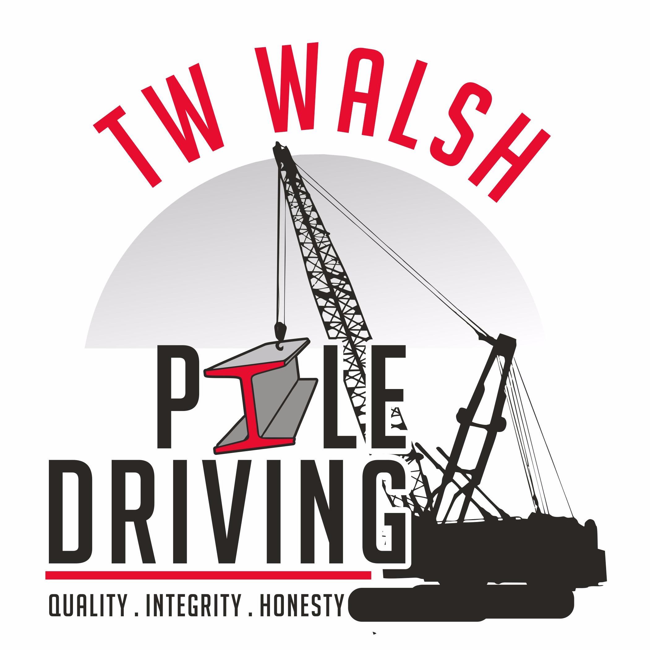 TW Walsh Pile Driving Logo