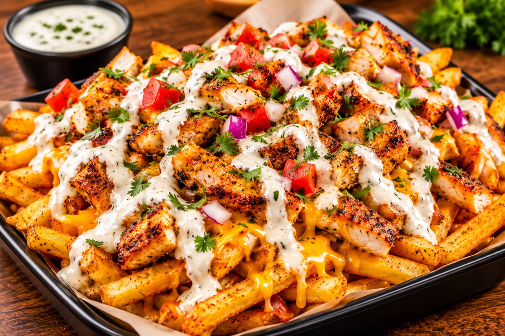 Loaded Chicken Fries