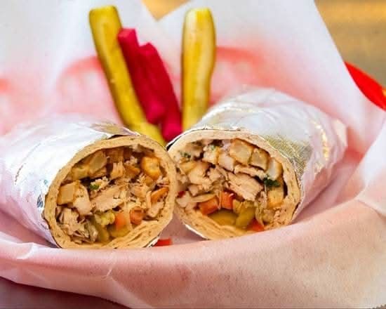 Shawarma Combo Beef / Chicken Wrap