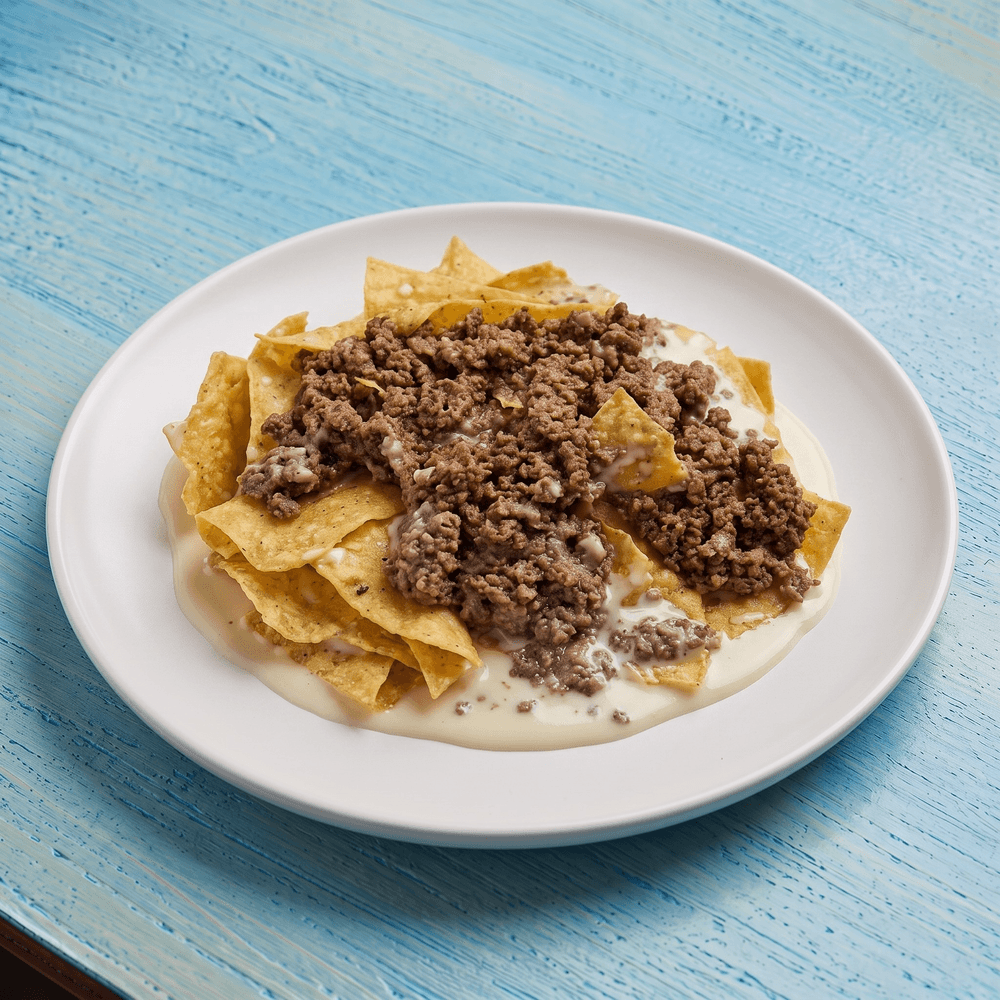 Ground Beef or Shredded Chicken Nachos