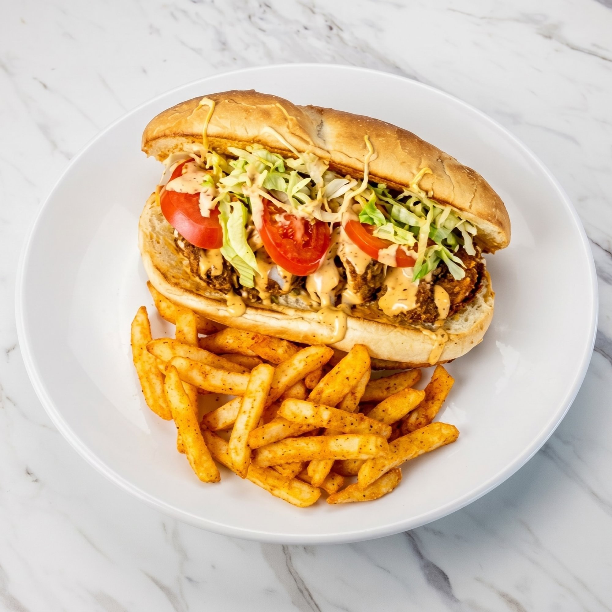 White Fish Po' Boy