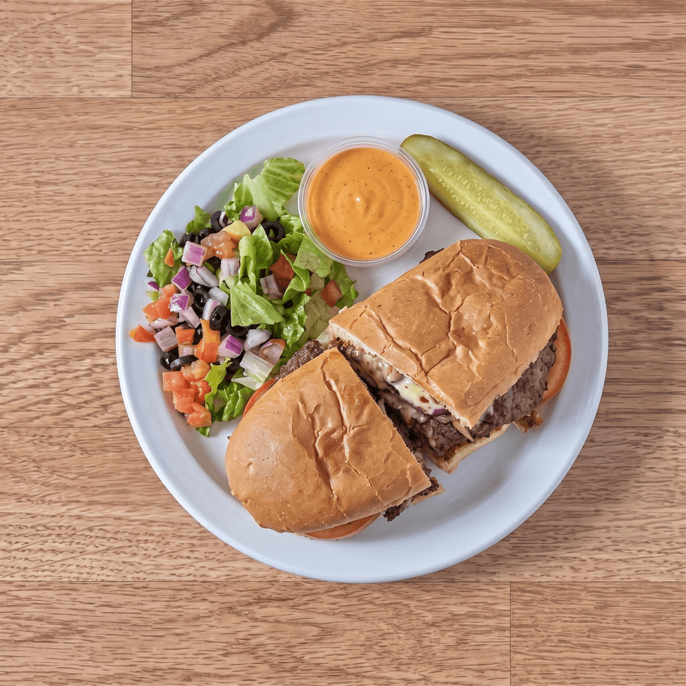 Mushroom Swiss Burger